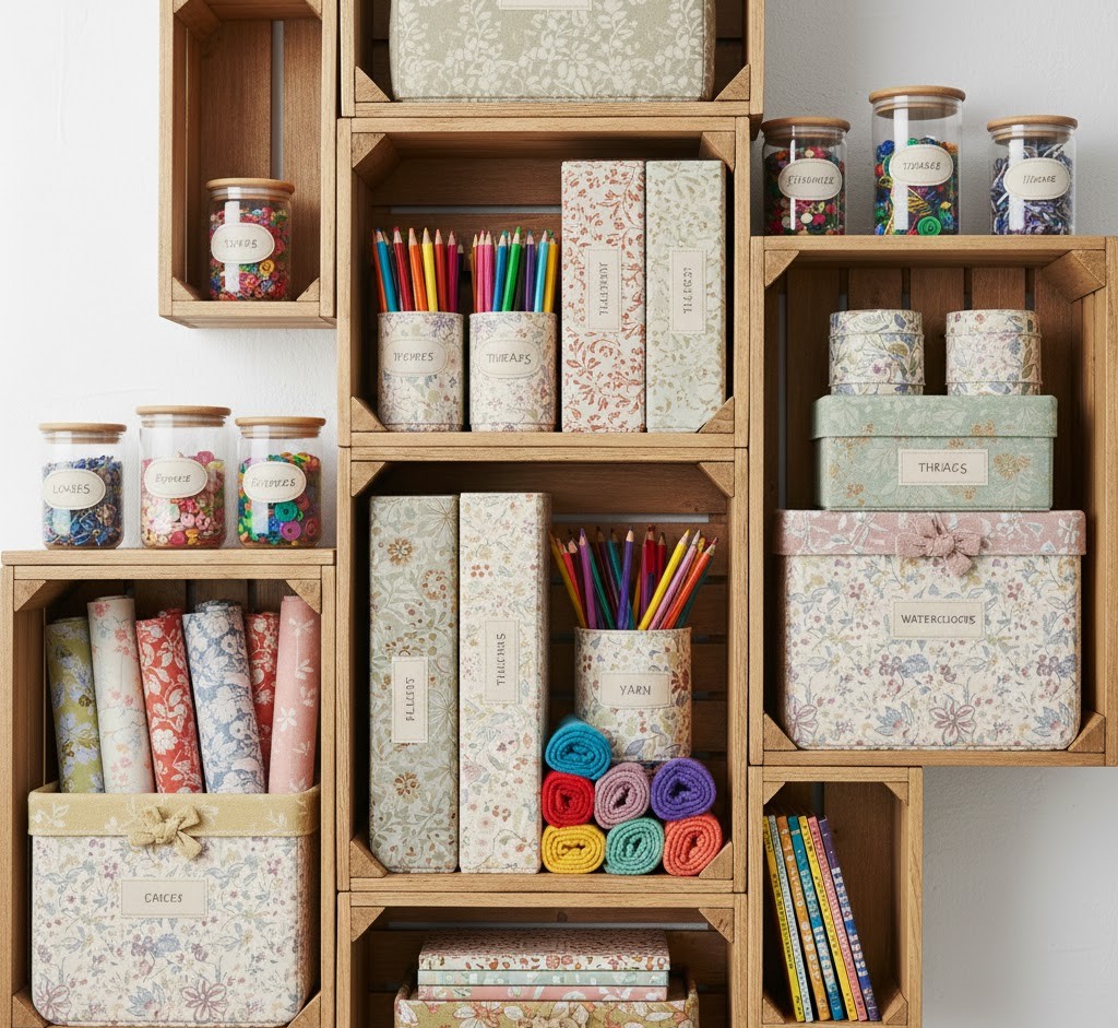 Craft room organization
