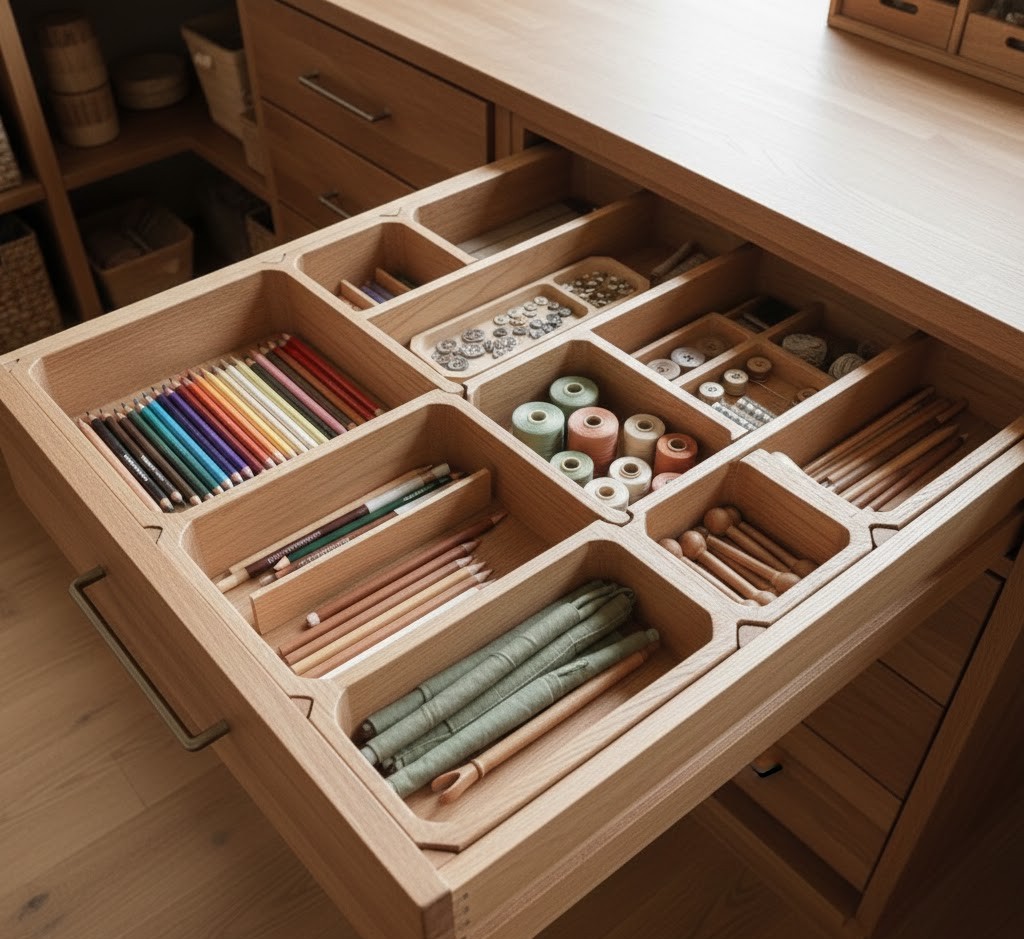 Drawer organization with dividers