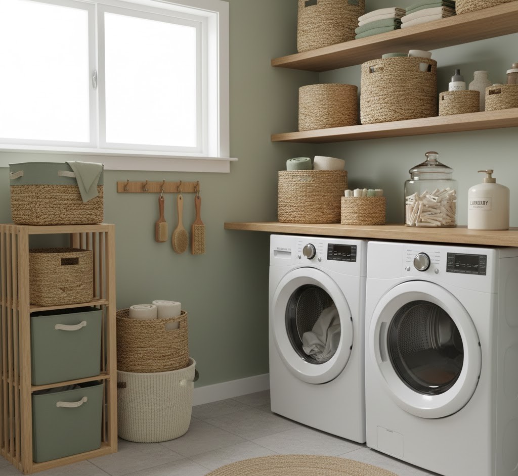 Laundry room organization