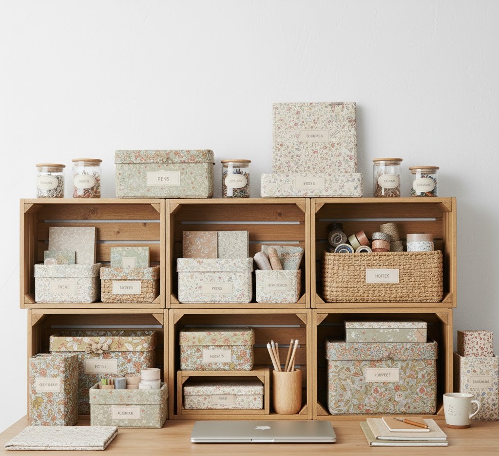 Office desk organization